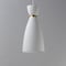 Maxim Lighting Carillon 1-Light Elongated Mini Pendant, White/Satin Brass 11301WTSBR - alternate 2